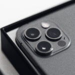 A close-up picture of phone camers.