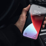 A person holding phone.