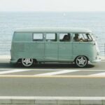 a car is standing on the road