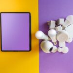 smart home devices, screen mockup