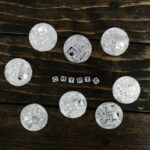 Coins on the table