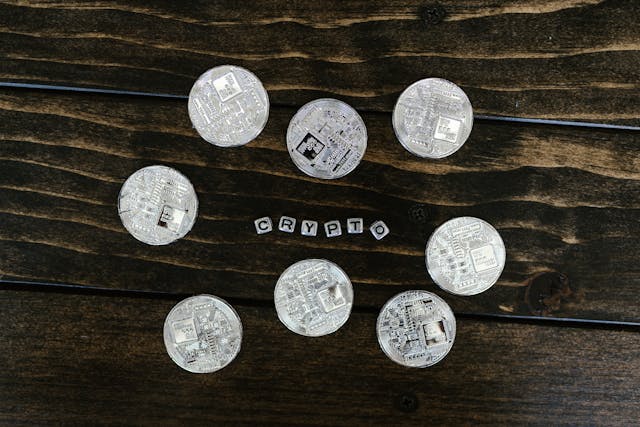Coins on the table