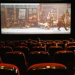 Cartoon Movie Showing on Theater Screen