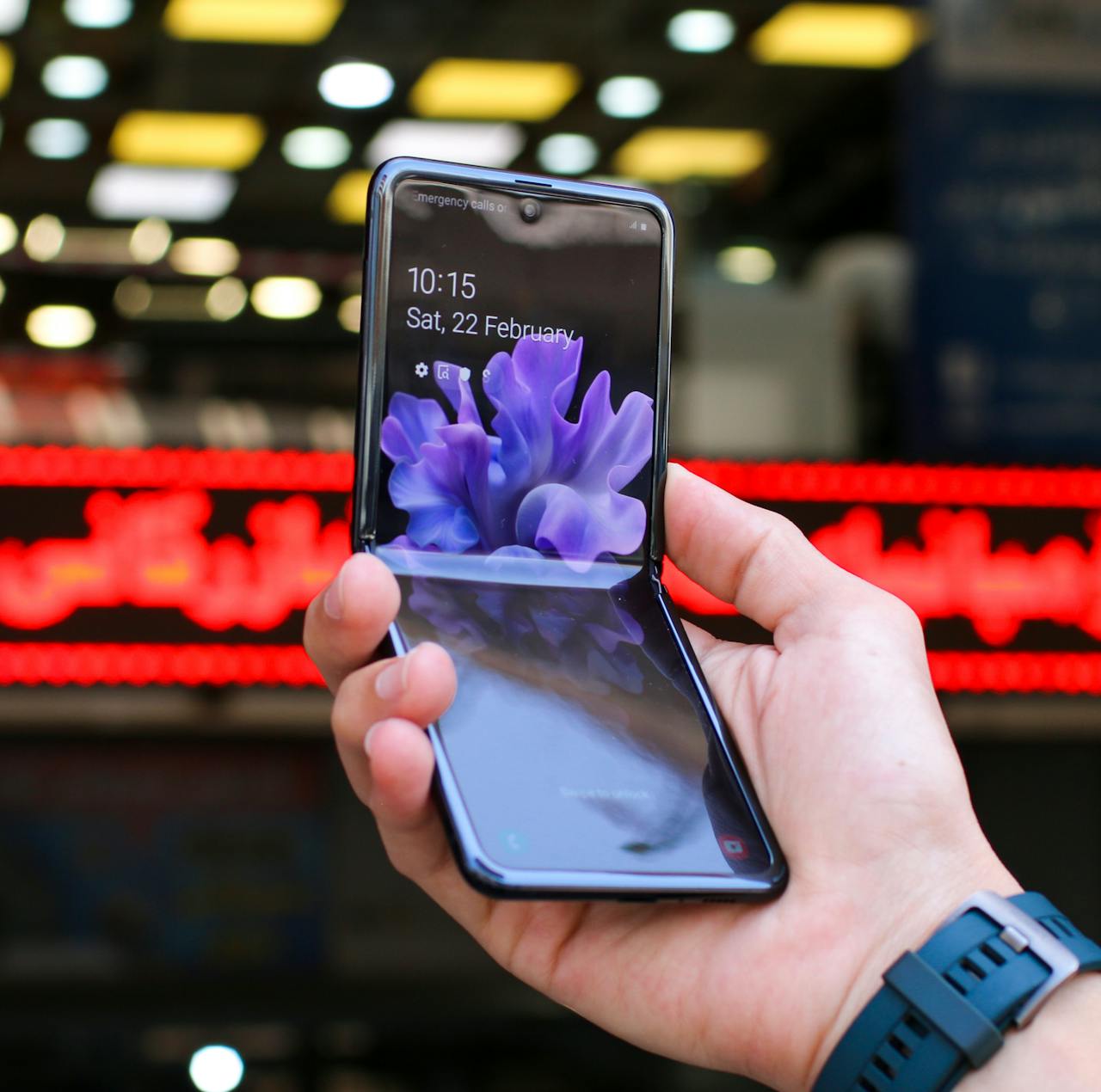 Close-Up Shot of a Person Holding a Smartphone