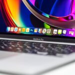 Close-up of a MacBook Pro Laptop